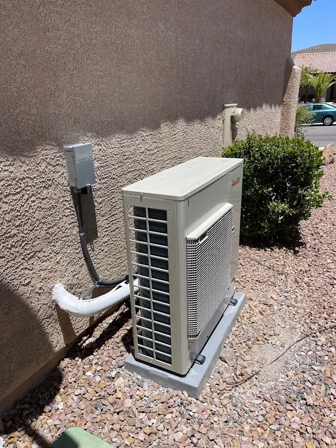 Residential air conditioning condenser unit in Dublin